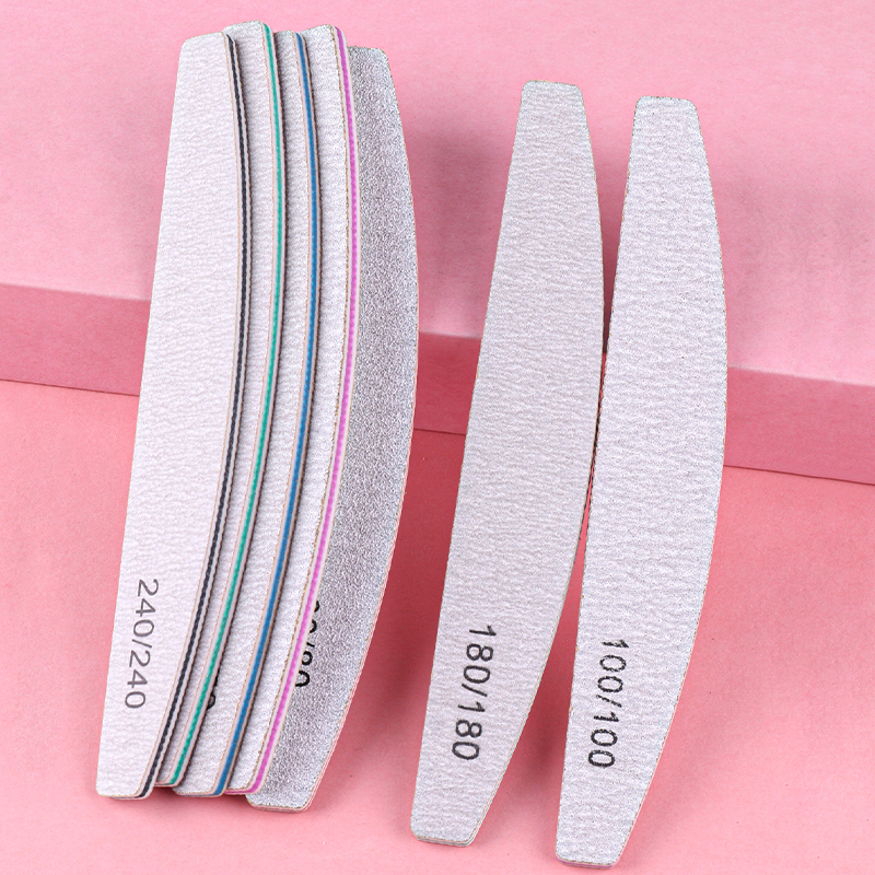 Nail File Titanium - 5/10Pcs Professional Nail File Buffer Polisher