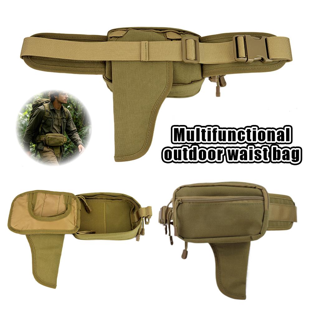 Edc Concealed Carry Fanny Pack - Tactical Waist Pack with Concealed Carry