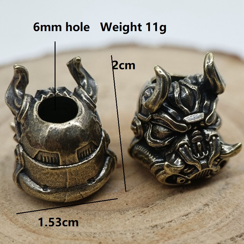 Mecha Dog Head Brass Knife Bea - Edc Carry Knife recension och pris