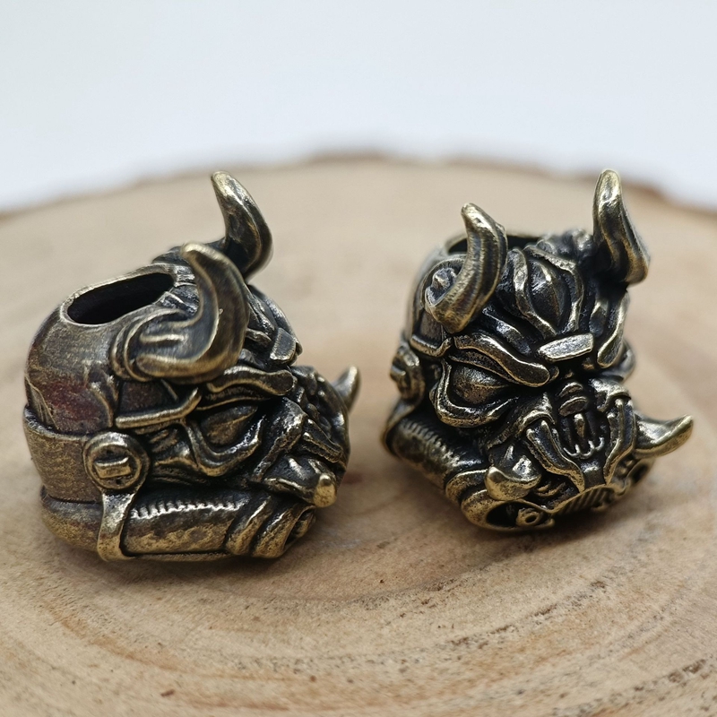 Mecha Dog Head Brass Knife Bea - Edc Carry Knife recension och pris