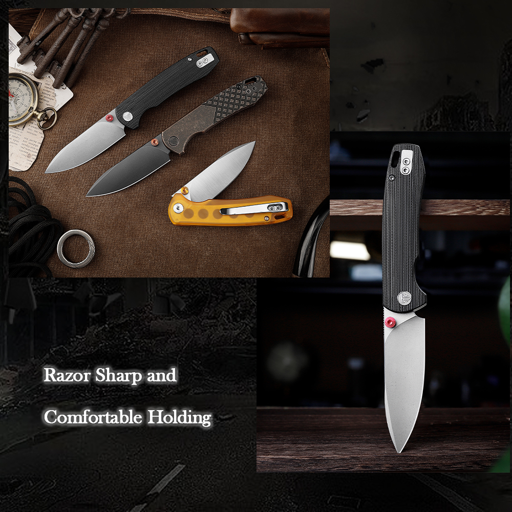 TRIVISA Folding Knife for Men, - Pocket Knife Ceramic recension och pris