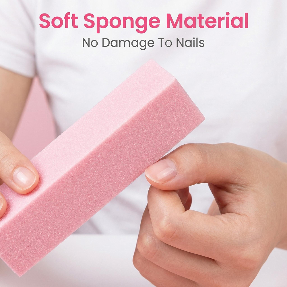 3/5/10pcs Sponge Nail Buffer S - Nail File Titanium recension och pris
