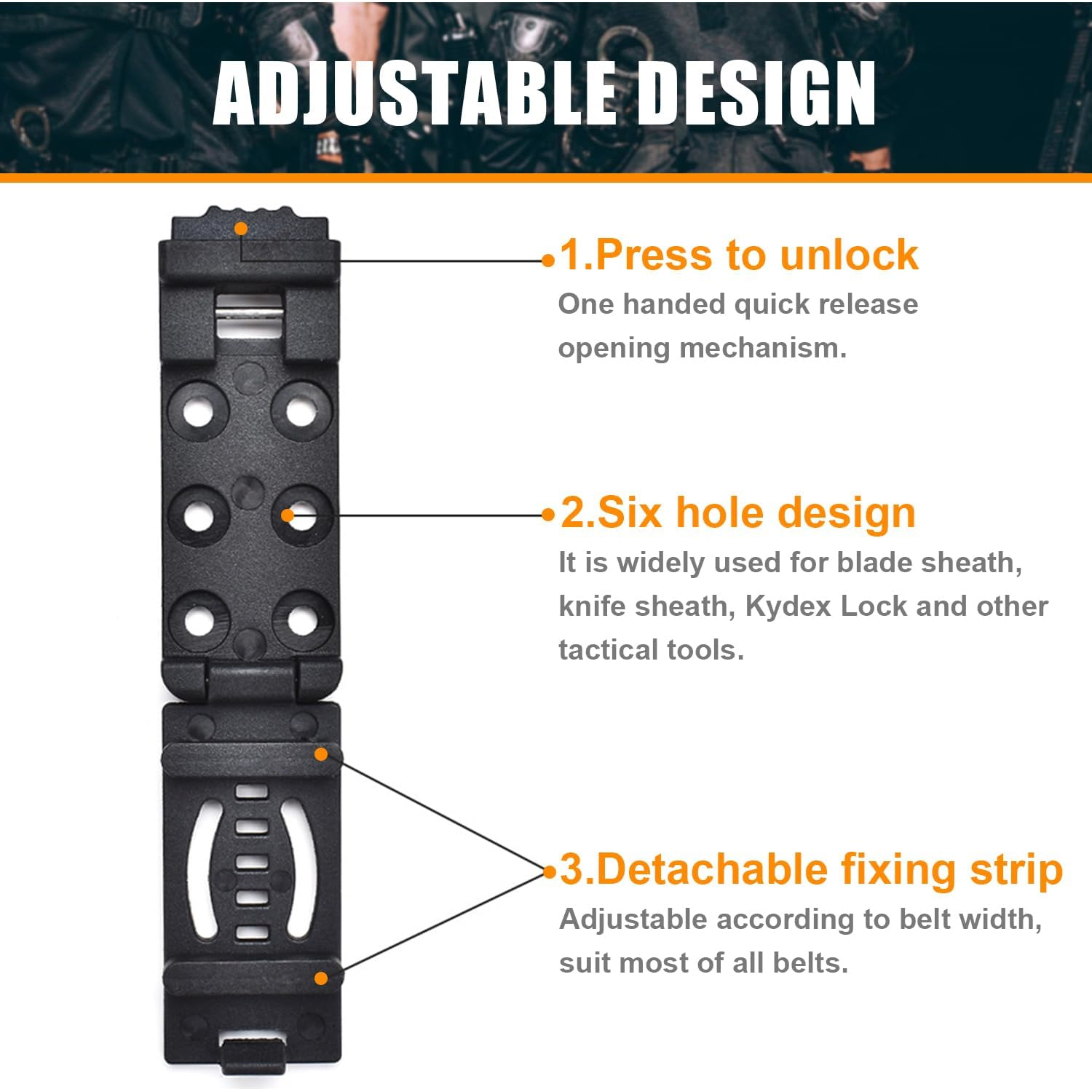 Tactical Knife Clip Holster -  - Edc Carry Holster recension och pris