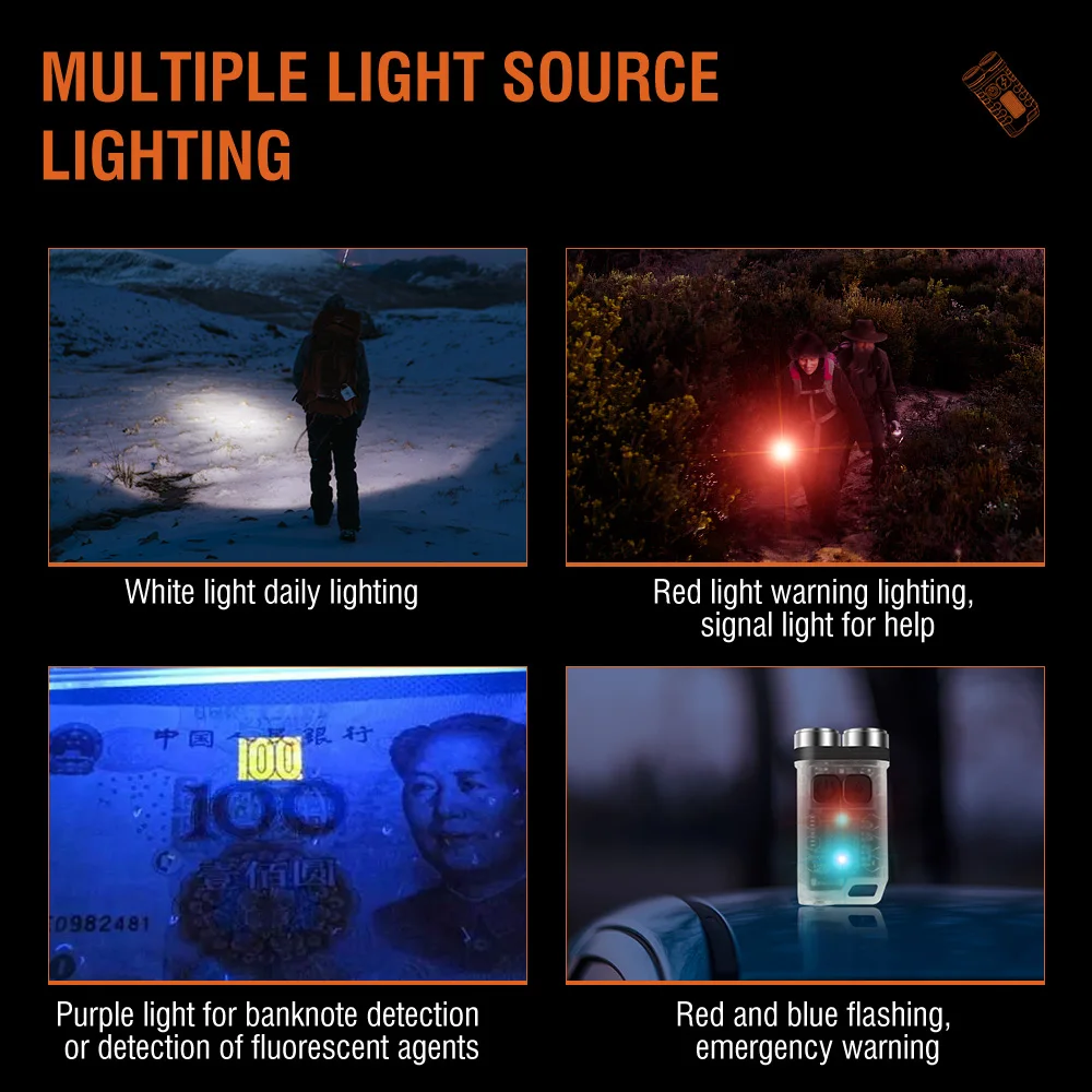 BORUiT V3 LED Keychain Portabl - Keychain Flashlight recension och pris