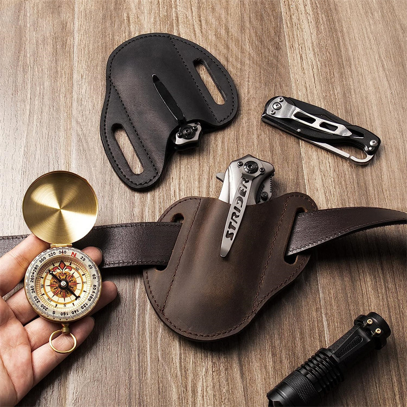 Genuine Leather Case For Foldi - Edc Carry Holster recension och pris