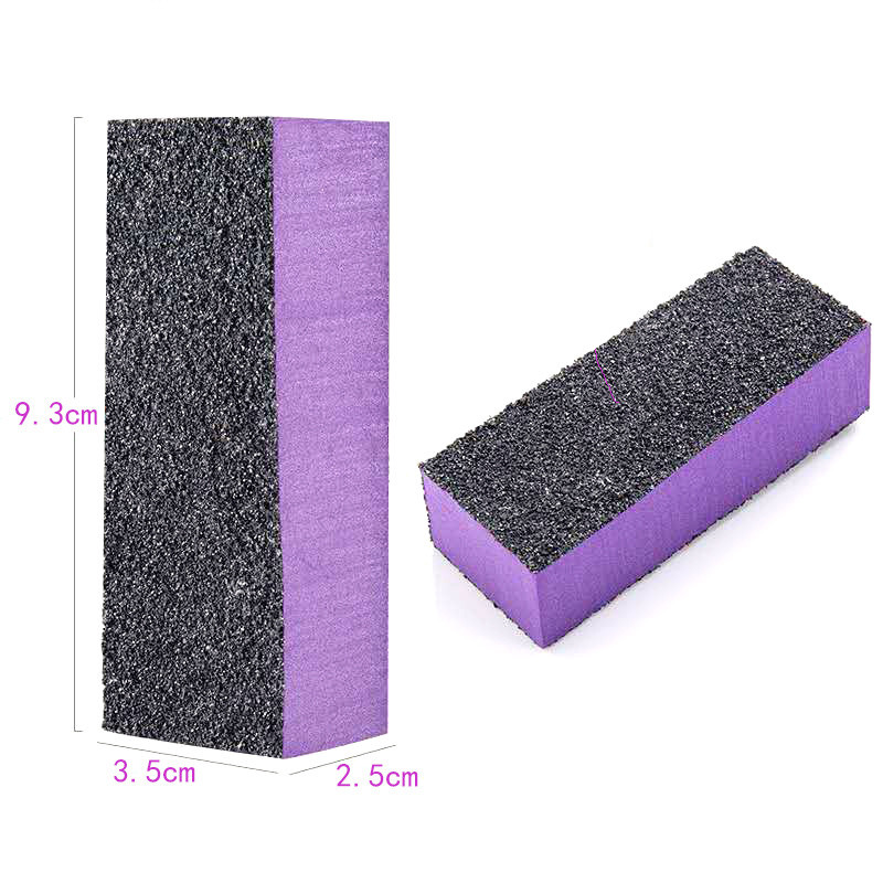 10/20/50pcs 3 Side Sponge Nail - Nail File Titanium recension och pris