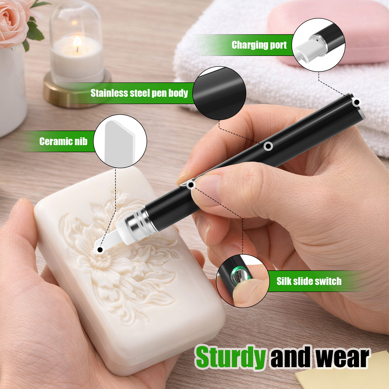 Electric Hot Knife Multifuncti - Pocket Knife Ceramic recension och pris