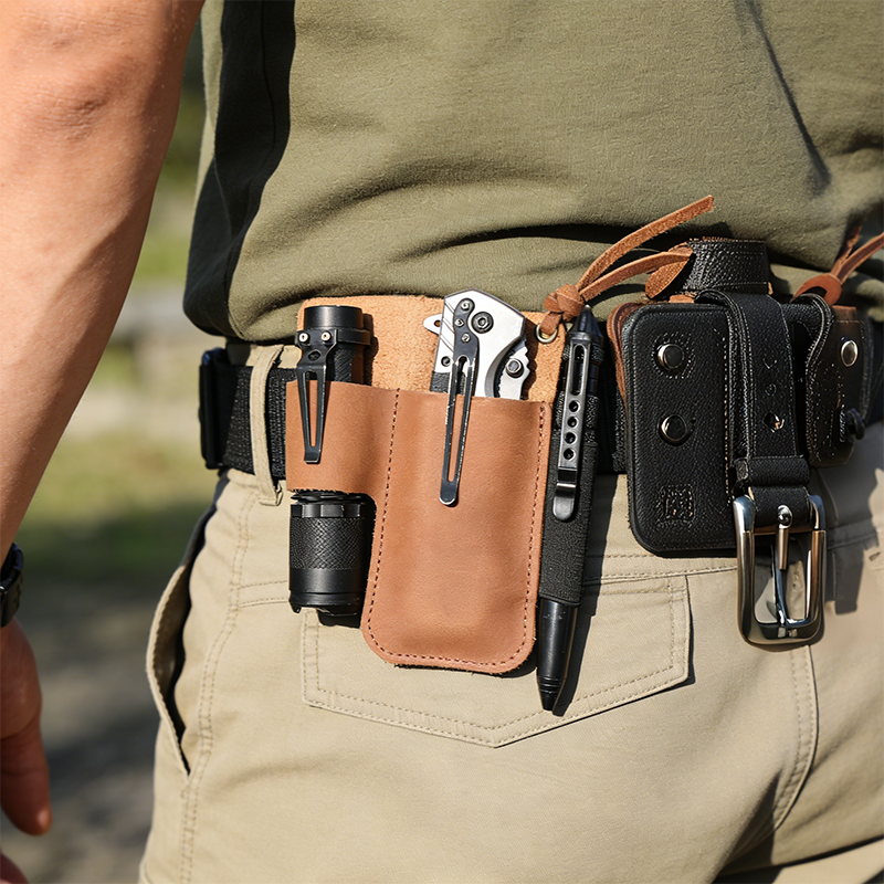 EDC Leather Flashlight Tool Ho - Edc Carry Holster recension och pris
