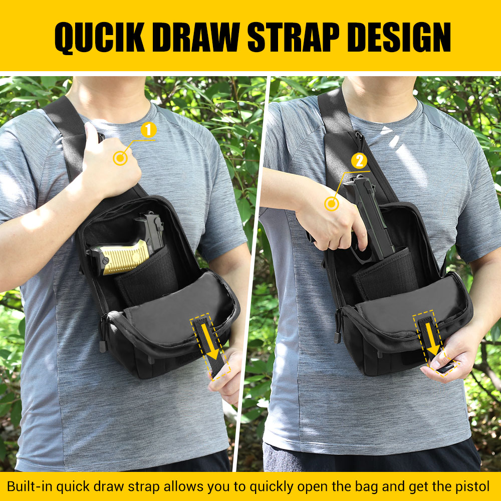 Tactical Pistol Gun Bag Concea - Edc Carry Gun recension och pris
