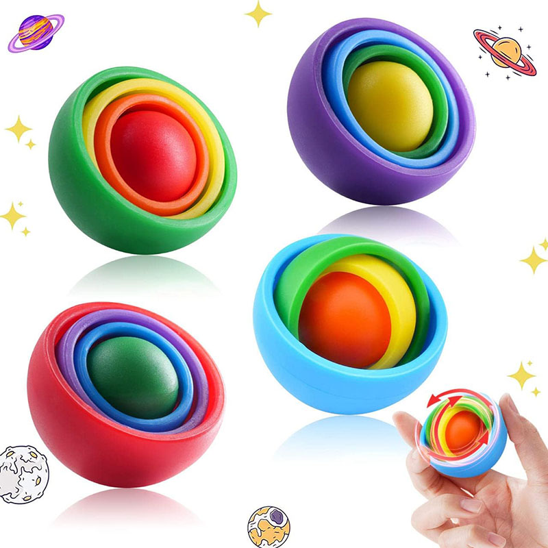 3D Rotation Ball Fidget Gyro S - Fidget Spinner Bearing recension och pris