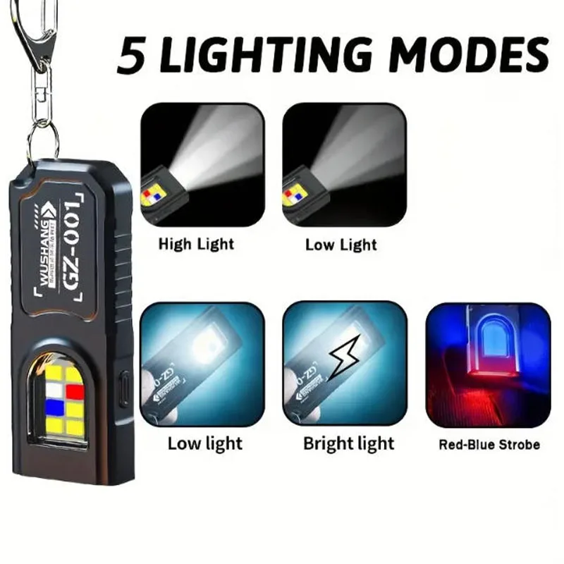 Powerful Mini COB LED Keychain - Keychain Flashlight recension och pris