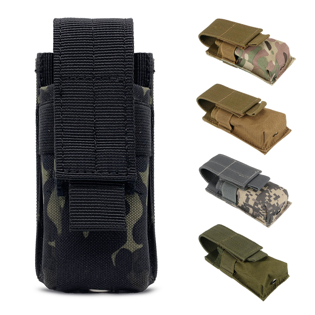 Tactical Molle Flashlight Pouc - Edc Carry Holster recension och pris