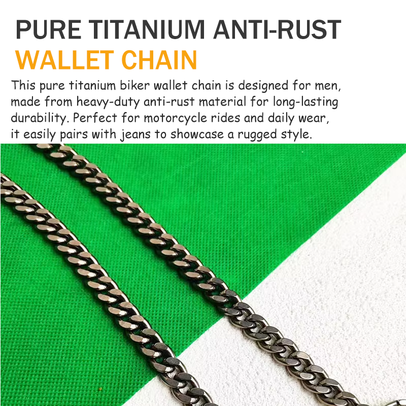 Pure Titanium Biker Wallet Cha - Wallet Slim Titanium recension och pris