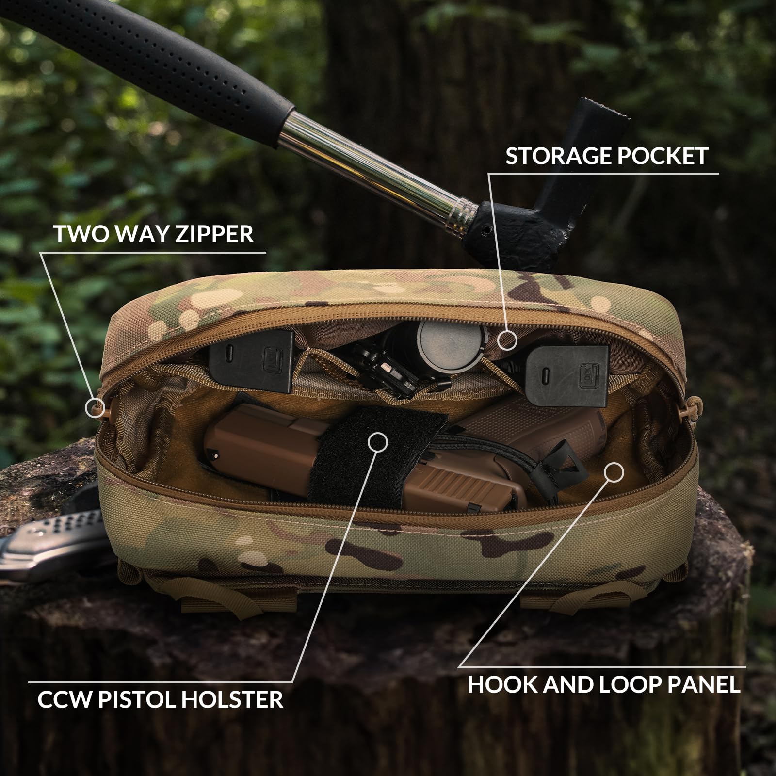 Tactical Fanny Pack, Concealed - Edc Concealed Carry Fanny Pack recension och pris