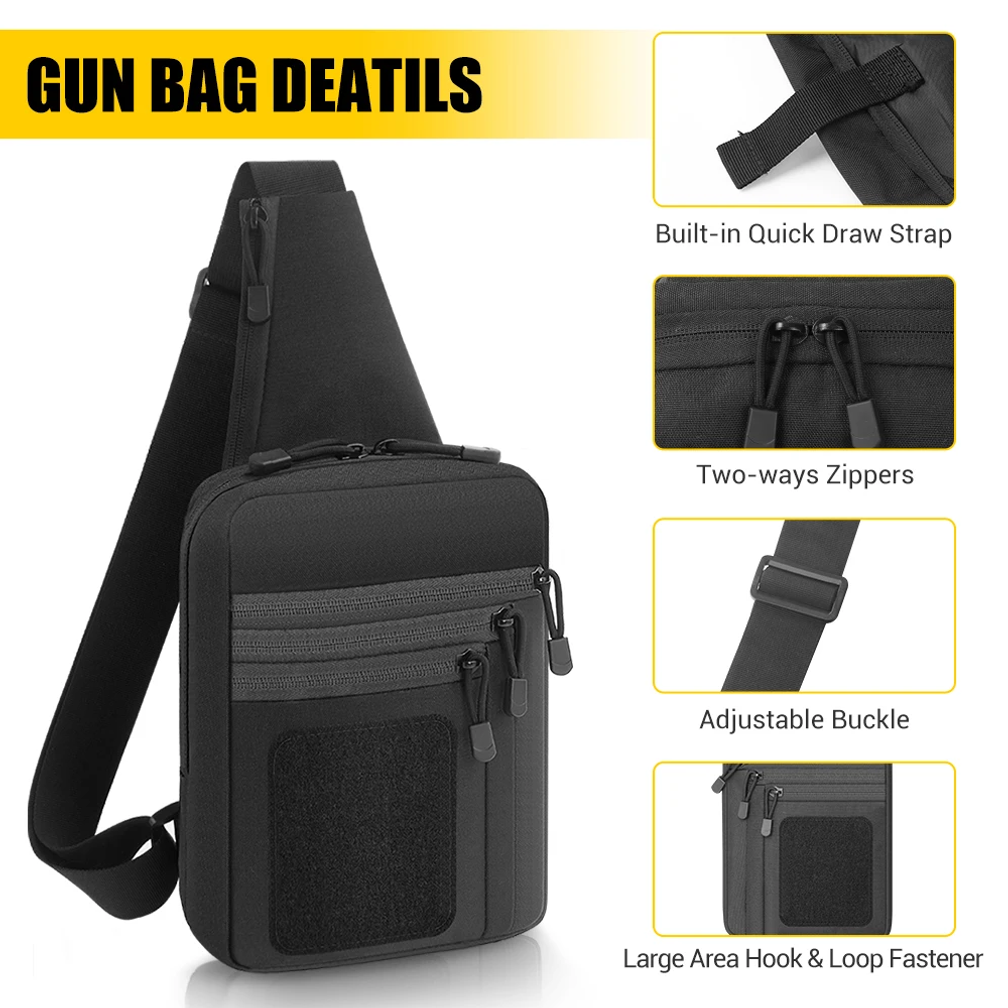 Tactical Pistol Gun Bag Concea - Edc Carry Gun recension och pris