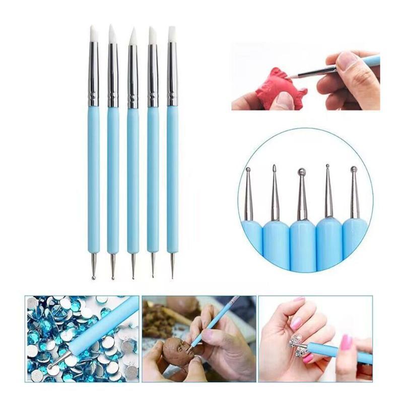 New 5Pcs Double Head Silicone  - Pocket Knife Ceramic recension och pris