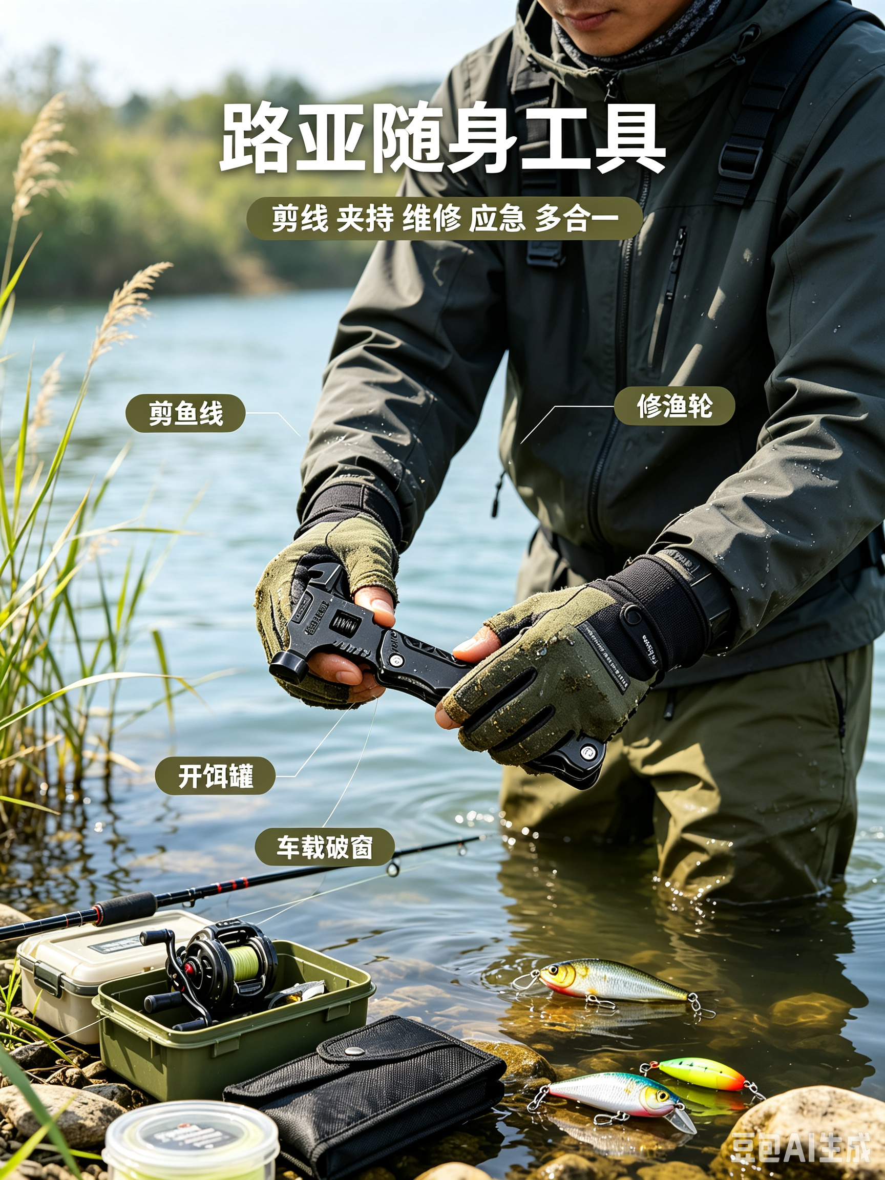 Fishing Survival Multi Tool Ha - Edc Carry Pliers recension och pris