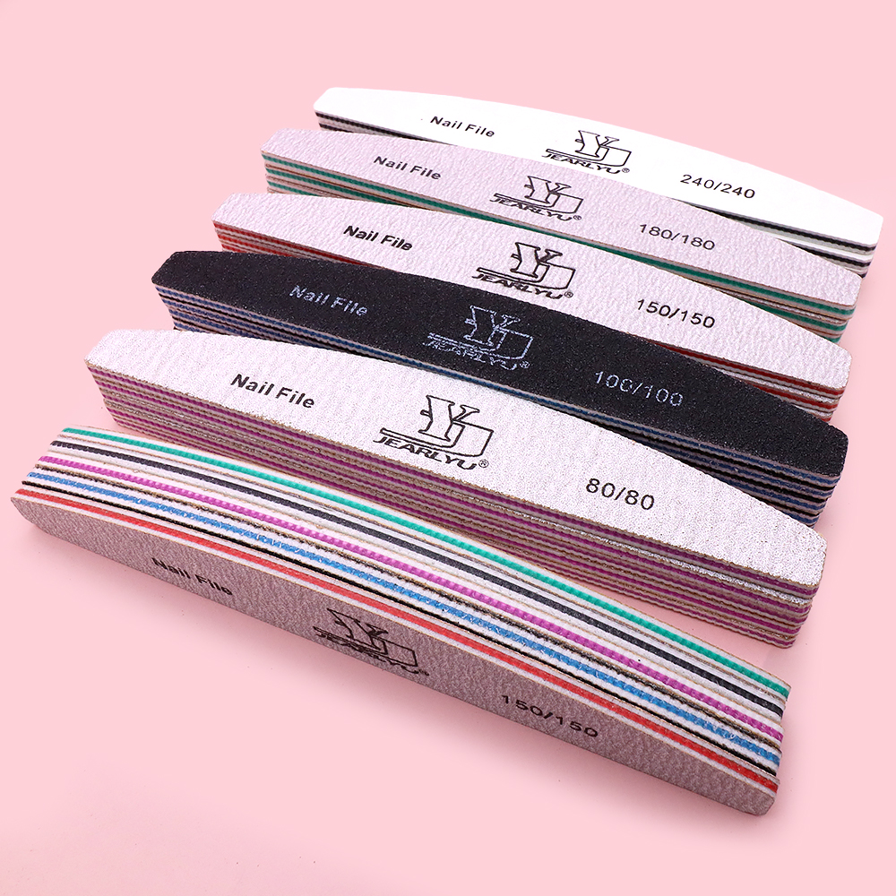 5Pcs Nail File Set Mix Color P - Nail File Titanium recension och pris
