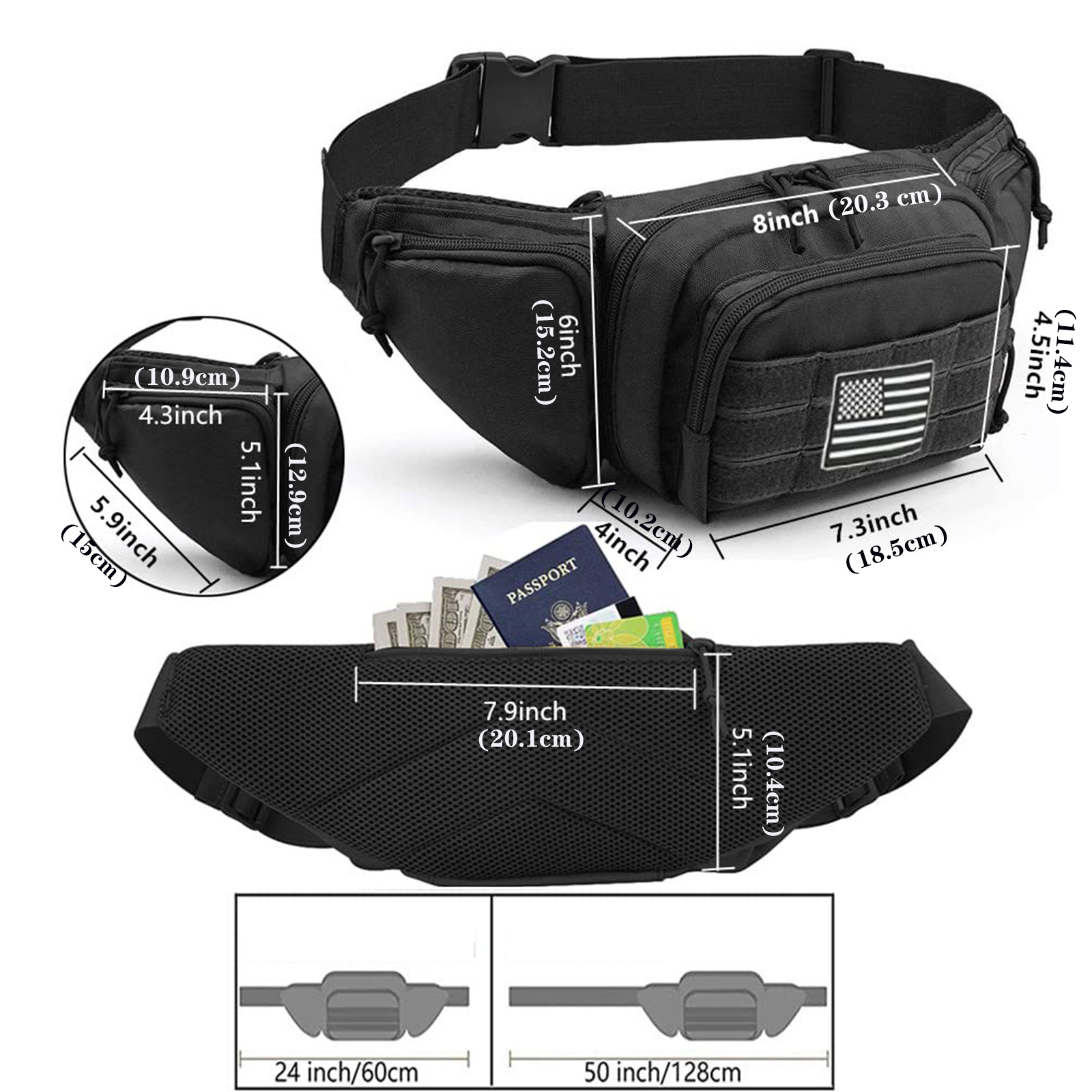 Tactical Fanny Pack Gun Holste - Edc Carry Gun recension och pris