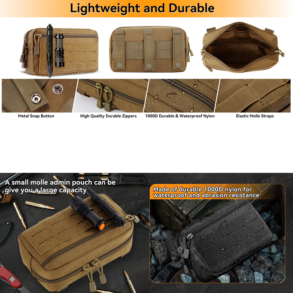 MOLLE Tactical EDC Waist Pouch - Edc Carry Accessories recension och pris