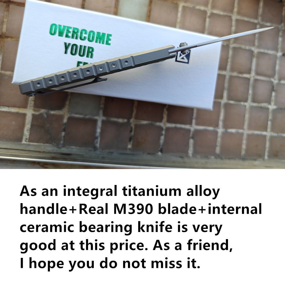 Anthem 781 Integral Titanium H - Pocket Knife Ceramic recension och pris